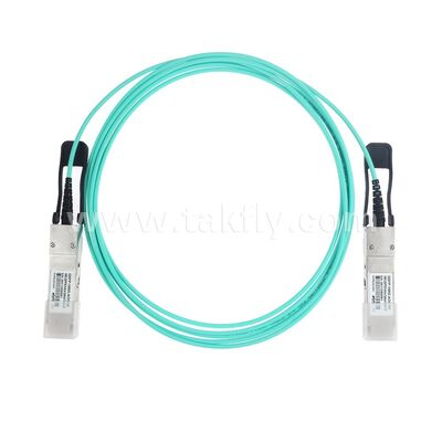كابلات أوبتيكية نشطة AOC الألياف 100Gbps من QSFP28 إلى QSFP28 لمركز البيانات FTTH FTTX