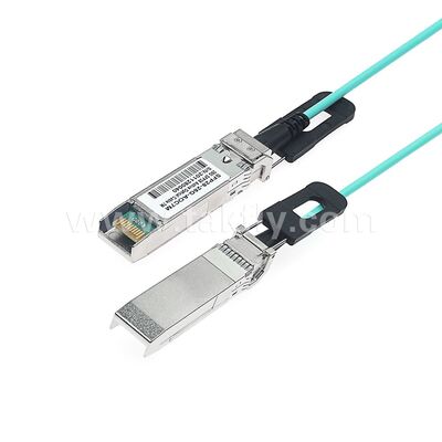 كابلات أوبتيكية نشطة AOC الألياف 100Gbps من QSFP28 إلى QSFP28 لمركز البيانات FTTH FTTX