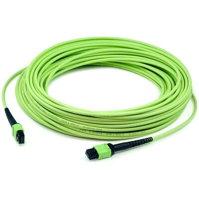 كابل ألياف بصرية MPO/MTP Patchcord أحادي الوضع متعدد الأوضاع LSZH 8f/12f/24f لمركز البيانات FTTX