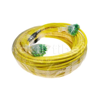 CPR Dca Rated 48 Cores LC Single Mode G657A1 Fiber Optic Fanout Cable Patchcord