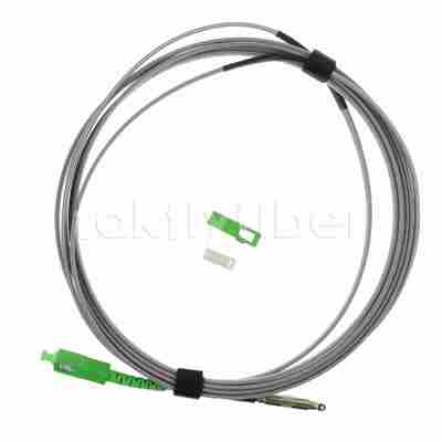 FTTH FTTX Pullable Bullet SC/APC Fiber Optic Patchcord with LSZH Jacket and G657A2 Fiber