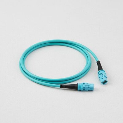 قطبية تدور 2.0mm LC PC Uniboot Duplex Fiber Optic Patch Cord مع G657A1 الألياف للشبكة