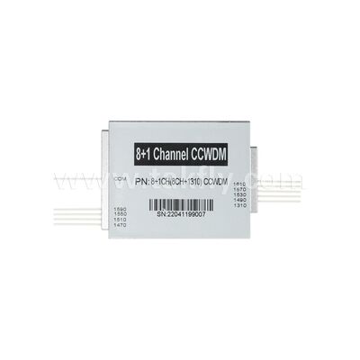 CCWDM 8 + 1 قناة مفصلة موجة ضخمة مشتركة G657A1 الألياف الضوئية لمركز البيانات FTTX