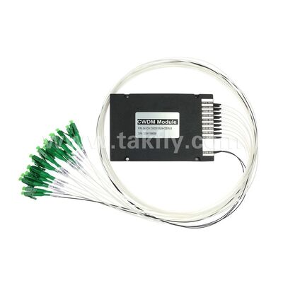 CWDM 8 + 1Channel MUX & DEMUX وحدة ABS الألياف الضوئية لمركز البيانات FTTX