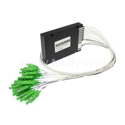 CWDM 8 + 1Channel MUX & DEMUX وحدة ABS الألياف الضوئية لمركز البيانات FTTX