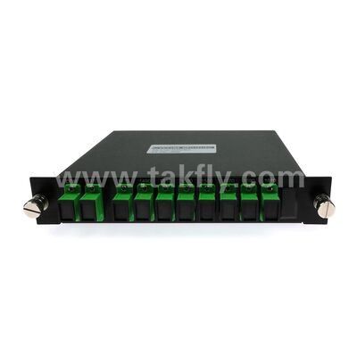 وحدة CWDM 8+1Channel MUX+DEMUX LGX للألياف البصرية لمركز البيانات FTTX