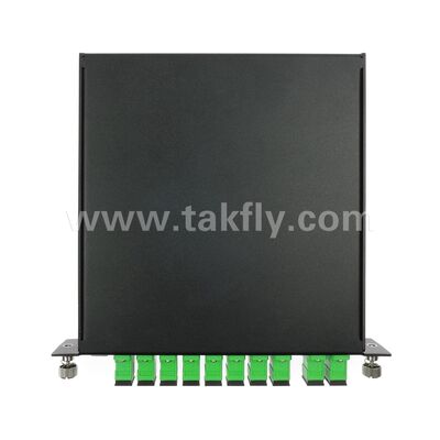 وحدة CWDM 8+1Channel MUX+DEMUX LGX للألياف البصرية لمركز البيانات FTTX