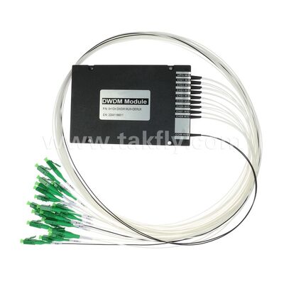وحدة DWDM للألياف الضوئية 8+1 قناة MUX+DEMUX ABS لمراكز البيانات والاتصالات وشبكات الجيل الخامس
