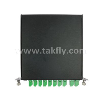 وحدة الألياف الضوئية DWDM 8 + 1قناة MUX + DEMUX LGX لمركز البيانات الاتصالات 5G