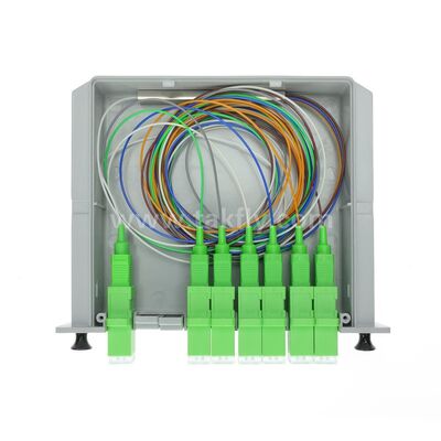 مقسم PLC للألياف الضوئية LGX أحادي النمط G657A SC APC/UPC لمراكز البيانات والاتصالات السلكية واللاسلكية FTTx