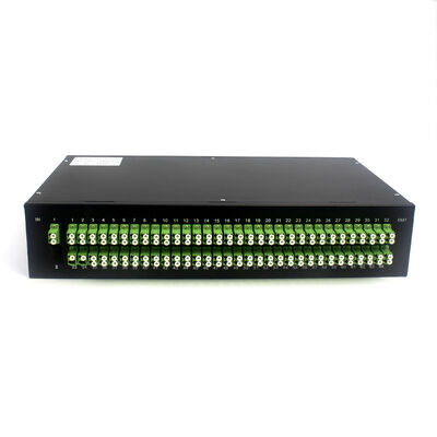 PLC Splitter Rack Mount SingleMode G657A SC APC/UPC الألياف الضوئية لمركز البيانات الاتصالات FTTx
