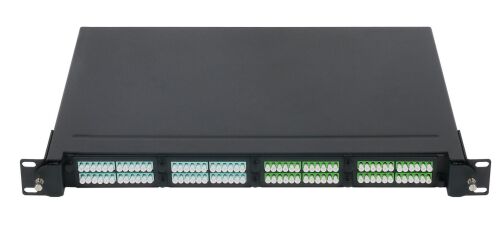 1U -19 inch MPO/MTP High-Density rack-mount fiber patch panel  for Data Center Application