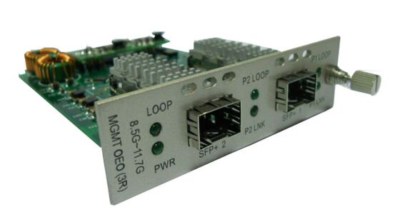 8.5G~11.7G OEO محول الألياف الإعلامية AC220V الإشارة طويلة المدى غير المدارة (مكرر 3R)