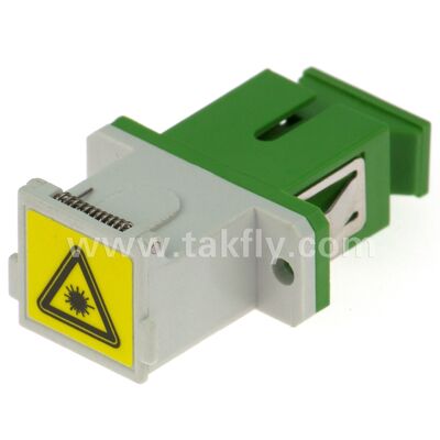 محولات الألياف الضوئية ذات الأكمام الزركونية SC مع خيار مزدوج وتكوين بدون فلانج