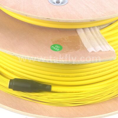 أسلاك تصحيح الألياف الضوئية 48Cores SC-SC سلك تصحيح الاختراق الذي تم إنهاؤه مسبقًا لمركز بيانات الاتصالات