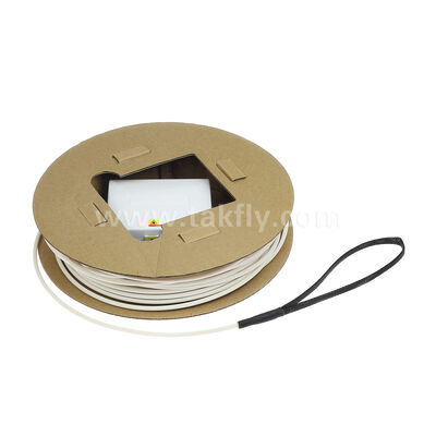 مجموعة منافذ الألياف التي تم إنهاؤها مسبقًا FTTH - حامل على الحائط بدون أدوات، بدون ربط، يتضمن بكرة كابل لتثبيت FTTB سريعًا