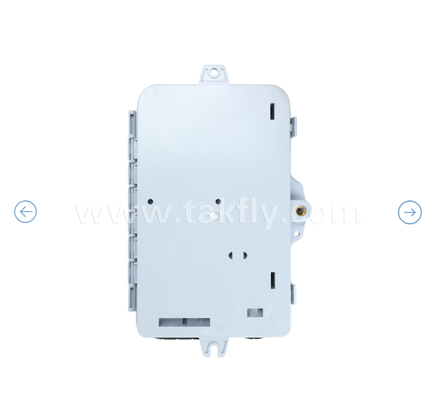 صندوق إنهاء الألياف الضوئية FTKS-1805-04A، محول 4 SC/APC SM SX، مثبت على شكل ضفيرة، توزيع توصيل FTTH FTTx، حاوية إدارة كابلات التخزين والتركيب على الحائط