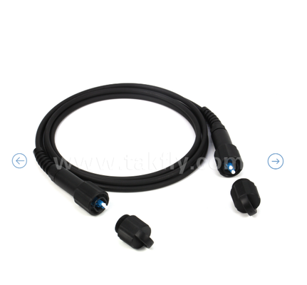 IP67 عازل المياه LC-LC ثنائي التصحيح السلك               مُصنّف للخارج ، كابل GYFJH ، جاهز للبيئات الصعبة