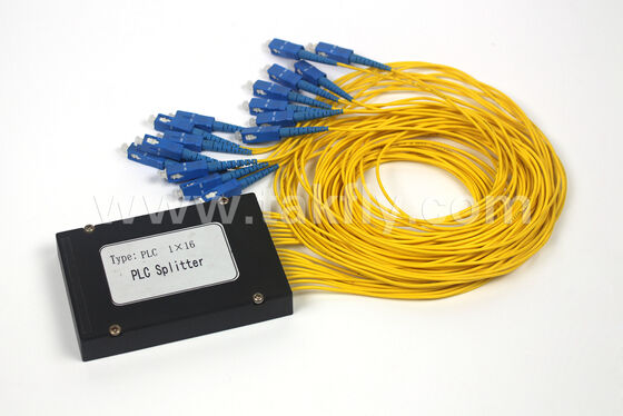 عدة أدوات متعددة الاستخدامات: علبة ABS متعددة الاستخدامات PLC Splitter 1 × 2 إلى 1 × 64 ، خسارة منخفضة ، درجة حرارة واسعة ، قابلة للتخصيص