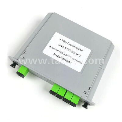LGX Box PLC Splitter ️ بصمة قياسية من 1 × 2 إلى 2 × 64 ، متوافقة مع اتصالات SC / LC