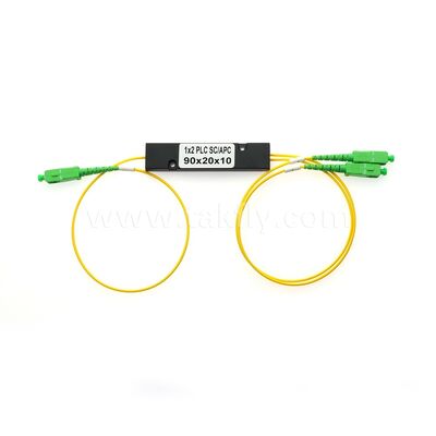 PLC Fiber Splitter Box 3.0mm Mini ABS Box ، SM G657A1 ، SC/APC ، لربط الإشارة البصرية وتوزيعها في أنظمة PON