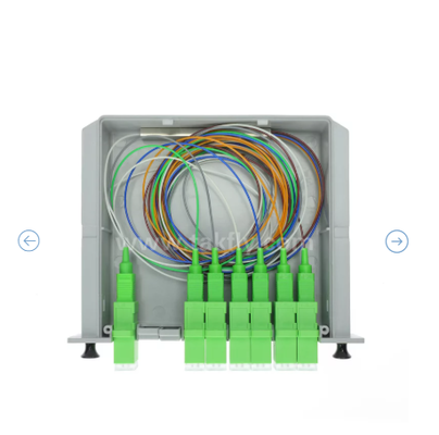 LGX PLC Splitter تقنية الكوارتز Substrate ، تكوينات 1 × N / 2 × N ، لأنظمة الشبكة البصرية السلبية (PON)