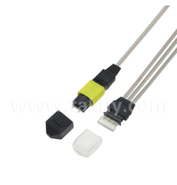 مجموعة مصفوفات الألياف MTP 12CH×3 إلى 36 قناة - موصلات MTP 3×12CH إلى 36CH V-Groove FAU، فقدان إدخال منخفض، لأجهزة الإرسال والاستقبال الضوئية 1.6T والبصريات المجمعة (CPO)