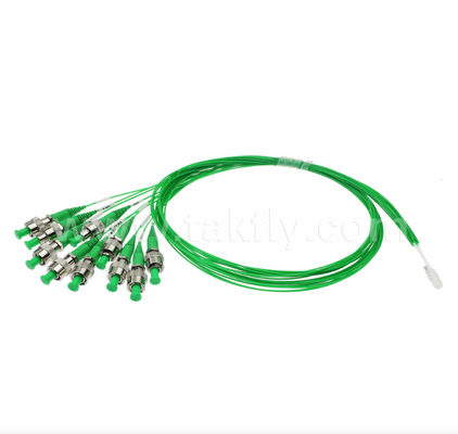 مجموعة من الألياف ذات 10 قنوات مع 10 × FC / APC Connectors FA 10CH إلى FC / APC × 10CH Breakout Assembly ، V-Groove عالي الدقة ، انعكاس الخلفي المنخفض (≥ 60dB) ،للاختبار البصري متعدد القنوات والسيليكون فوتونيك
