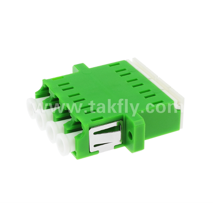 محول شاشة LC Quad الداخلية 4 في 1 LC Duplex APC مع شاشة مدمجة ، يحمي العينين من الليزر الضوئي بالألياف ، متوافق مع IEC و RoHS ، لمراكز البيانات واتصالات الألياف ذات الطاقة العالية