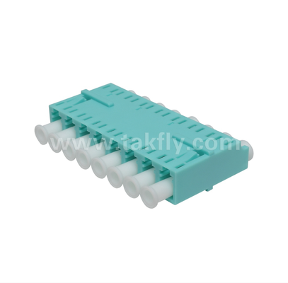 محول LC 8-Way 8-in-1 LC Duplex ، محول الألياف عالي الكثافة ، خسارة إدراج منخفضة ، لمركز البيانات و FTTx High-Density Patching