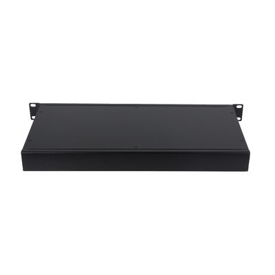 OEM 1U 19 بوصة 2x64 رف جبل LC Fiber Optic PLC Splitter لمركز البيانات FTTx
