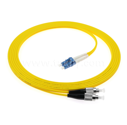 سلك اللاصق المختلط بالألياف المختلطة LC-FC Simplex / Duplex ، SingleMode & Multimode ، لربط الشبكة المرن