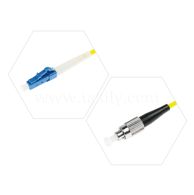 سلك اللاصق المختلط بالألياف المختلطة LC-FC Simplex / Duplex ، SingleMode & Multimode ، لربط الشبكة المرن