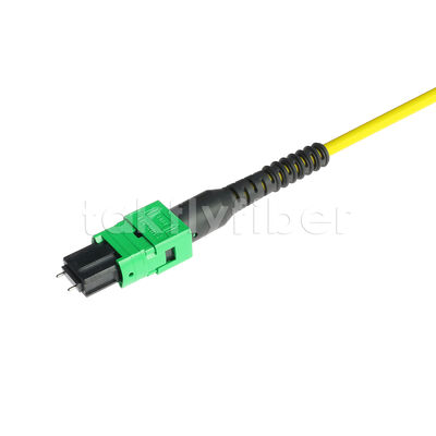 MPO MTP Patchcord SM Trunk Cable 12F الألياف الضوئية لمركز البيانات AI Telecom FTTX الكابلات