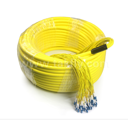 96-Core LC-LC Pre-terminated Breakout Patch Cord ️ كثافة عالية ، تكوينات إختراق مخصصة (الألياف العارية / 0.9mm / 2.0mm / 3.0mm) ، لمراكز البيانات والتطبيقات الداخلية / الخارجية