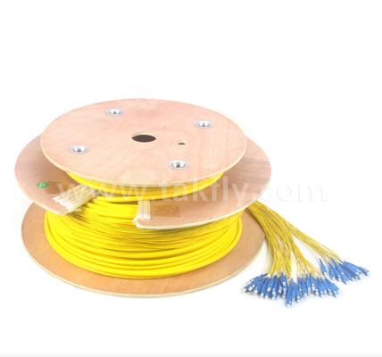 48-Core SC-SC Pre-terminated Breakout Patch Cord ️ High-Density ، تكوينات الاختراق المخصصة (Fiber Bare / 0.9mm / 2.0mm / 3.0mm) ، لمراكز البيانات والتطبيقات الداخلية / الخارجية