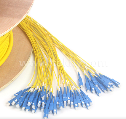 48-Core SC-SC Pre-terminated Breakout Patch Cord ️ High-Density ، تكوينات الاختراق المخصصة (Fiber Bare / 0.9mm / 2.0mm / 3.0mm) ، لمراكز البيانات والتطبيقات الداخلية / الخارجية