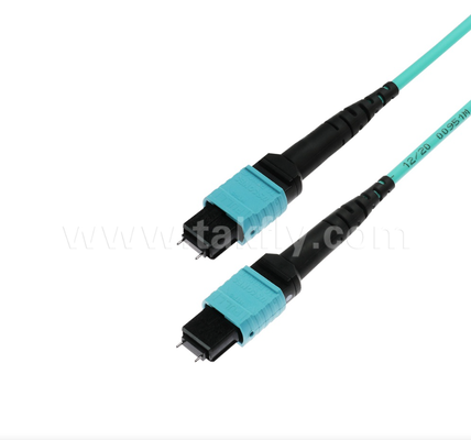 MPO/MTP 16-Fiber OM4 Trunk Cable ️ كثافة عالية، خسارة إدراج منخفضة لمراكز البيانات فائقة الحجم (40G/100G/400G Ready)