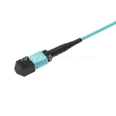 MPO/MTP Patchcord Fanout Uniboot LC متعدد الأوضاع OM3 كابل الألياف الضوئية لكابلات مركز البيانات AI Telecom