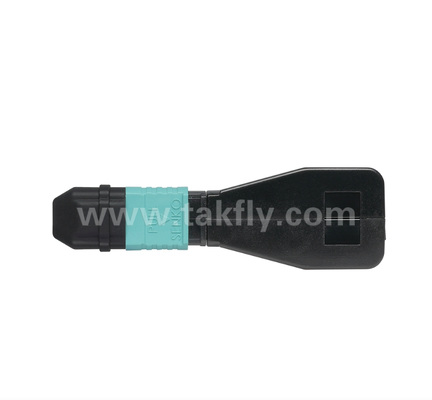 وحدة MPO/MTP OM3 للفايبر Loopback    الحلقة البصرية من جهاز الإرسال إلى جهاز الاستقبال في رابط MPO واحد