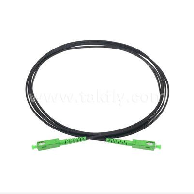 SC/APC إلى SC/APC FTTH داخلية مسطحة قطرة التصحيح -Simplex، قبل الانتهاء، مكافحة الاهتزاز للتنفيذ السريع في المبنى
