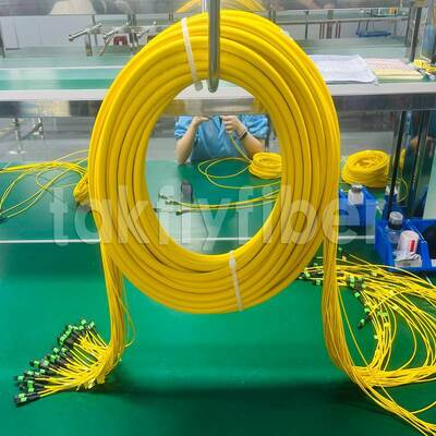 خيط التصحيح ذو الكثافة العالية من Takfly 288-Fiber MPO/MTP