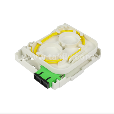 مخرج حائط بصري FTTH TKS-1806-02W - صندوق إنهاء داخلي مدمج لمقر العميل