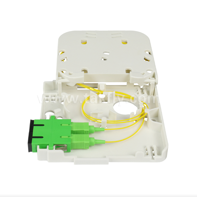 مخرج حائط بصري FTTH TKS-1806-02W - صندوق إنهاء داخلي مدمج لمقر العميل