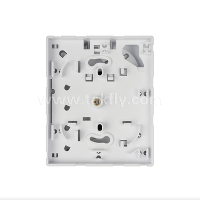 صندوق إنهاء ألياف FTTH TKS-1806-04D - تثبيت مكتبي/جداري، 4 منافذ، داخلي، يدعم لحام الدمج وإدارة الكابلات