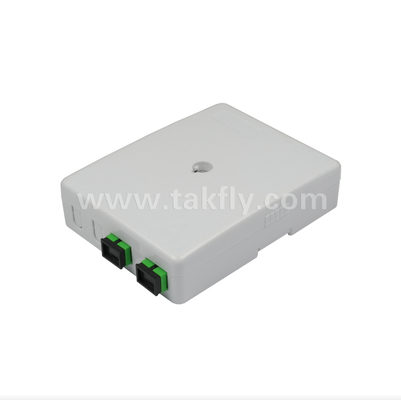 TKS-1806-02E مربع تركيب جدار 2-الميناء حماية ميكانيكية وإدارة الألياف ل FTTH