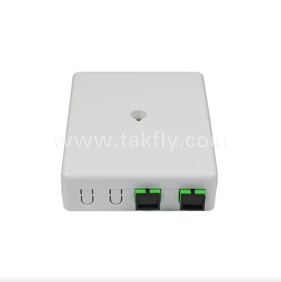 TKS-1806-02E مربع تركيب جدار 2-الميناء حماية ميكانيكية وإدارة الألياف ل FTTH