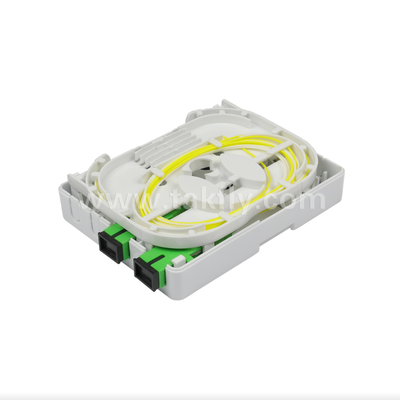 TKS-1806-02E مربع تركيب جدار 2-الميناء حماية ميكانيكية وإدارة الألياف ل FTTH