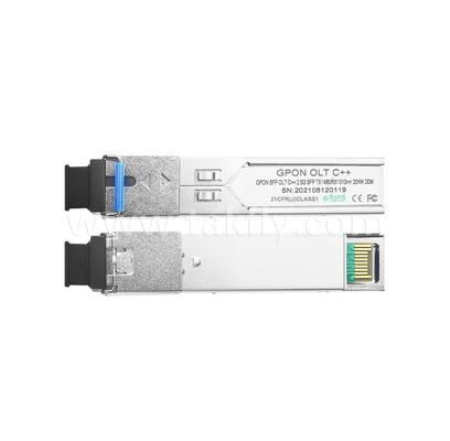 وحدة إرسال واستقبال GPON OLT Class C++ SFP GP4321-3SCDC2x – 2.5G/1.25G، 1490 نانومتر DFB، 1310 نانومتر APD-TIA، SC/UPC، ميزانية ربط 32 ديسيبل+