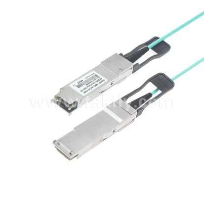 كابل بصري نشط 40G QSFP+ – رباعي القنوات مزدوج الاتجاه، 11.3 جيجابت في الثانية لكل مسار، استهلاك طاقة منخفض، قابل للتبديل السريع